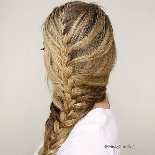 mermaid side braid