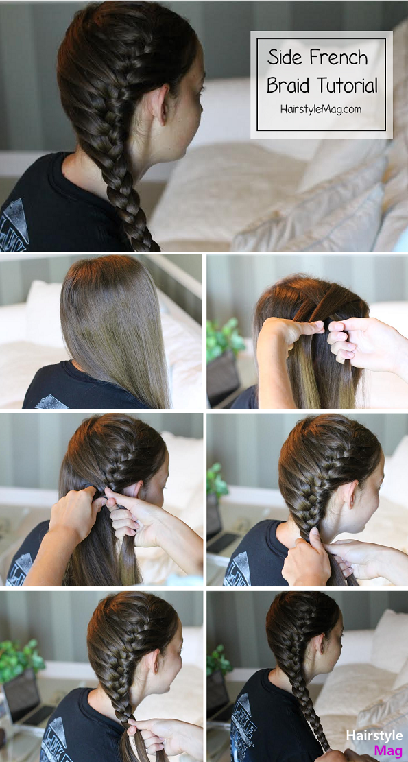 Side French Braid Tutorial | Hairstyle Mag