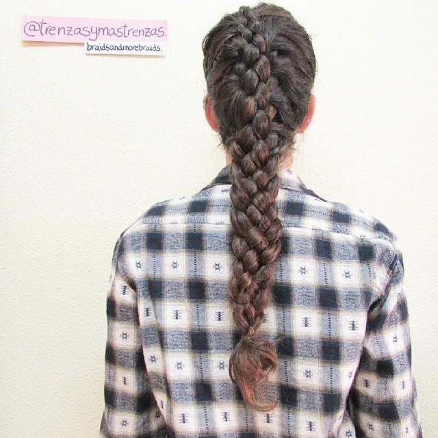 5 strand french braid