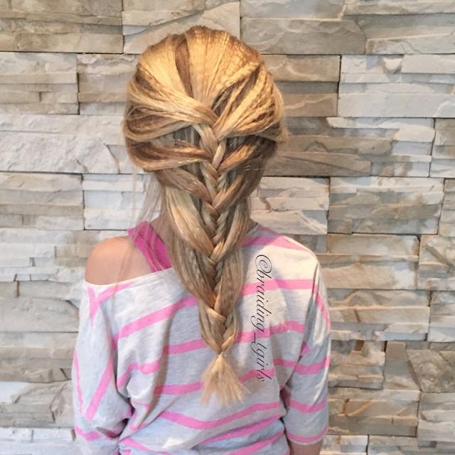 loose fishtail mermaid braid