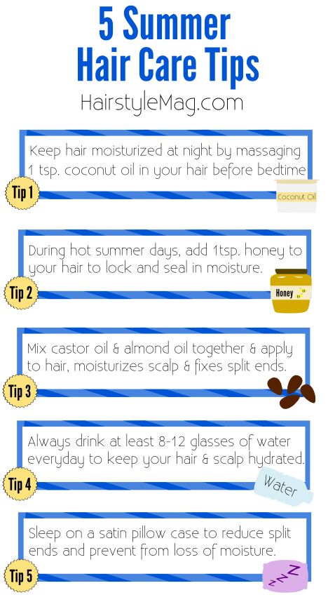 5 Summer Hair Care Tips