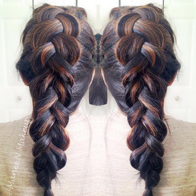 beautiful dutch braid