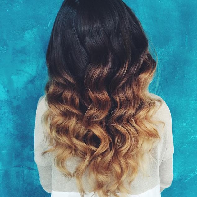 ombre curls