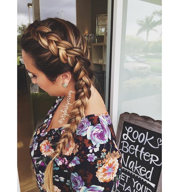 pretty Dutch braid