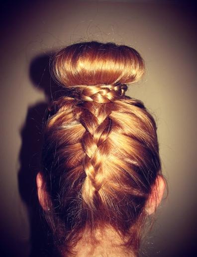 braid into a bun