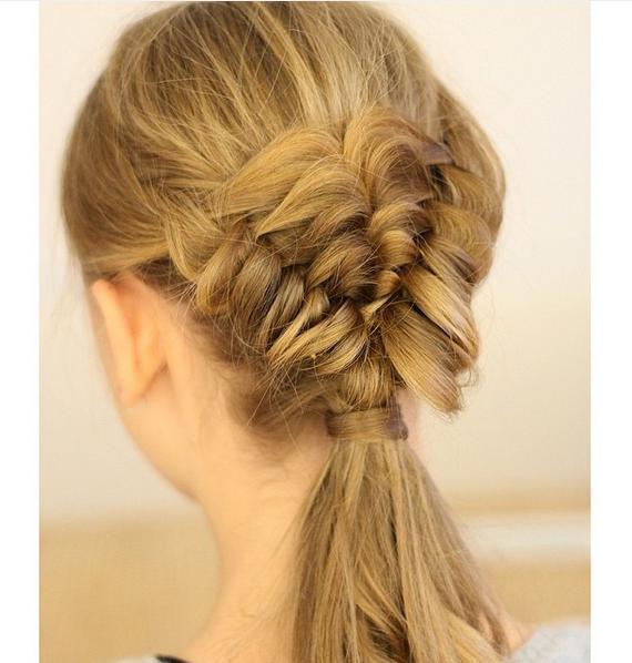 BandedPuffBraid a17hairstyles