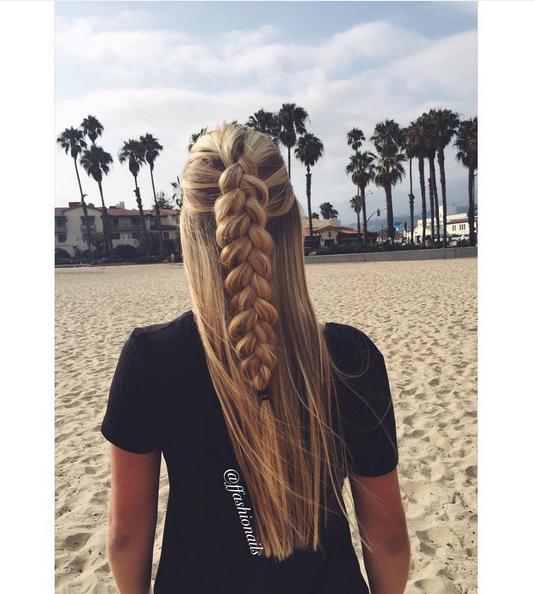 beachy braid ffashionails