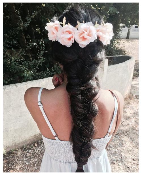 braid flower crown @melodyofsilnce