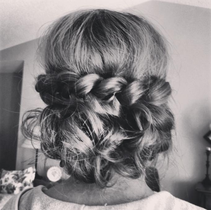 prom updo