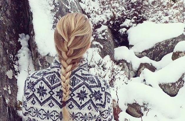 snowy winter braid