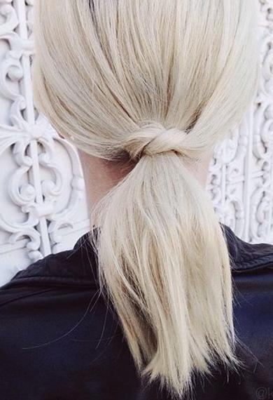 ponytail with an unexpected twist